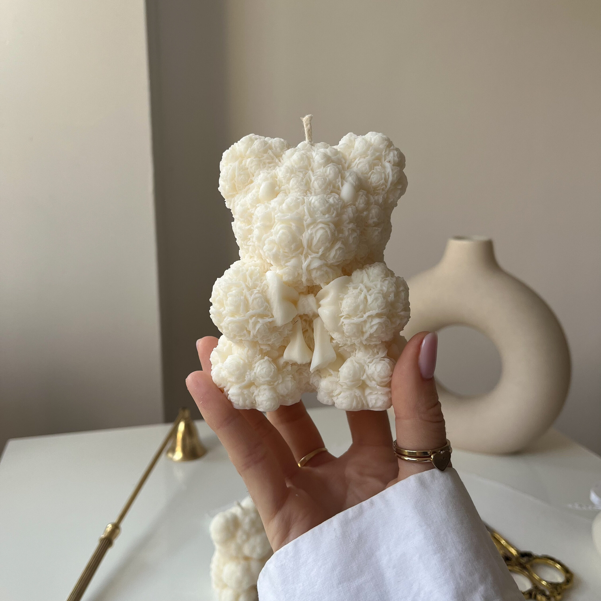 Świeca ROSE TEDDY M