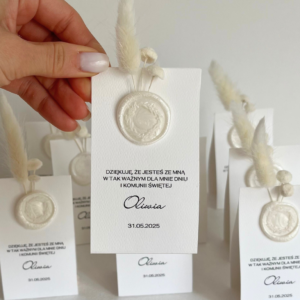 Podziękowanie komunijne no.2 | od 20 szt.