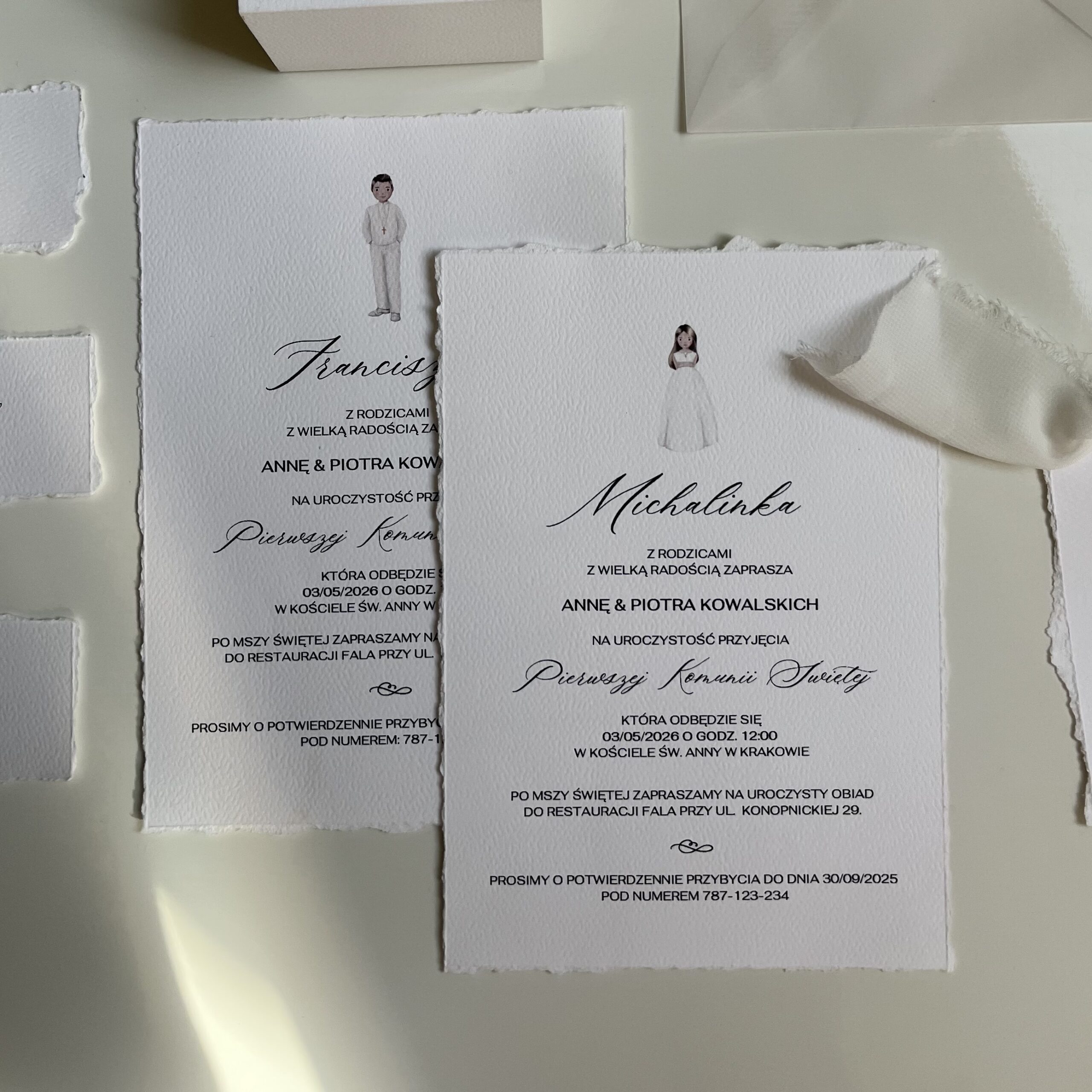 Zaproszenie komunijne II | od 10 szt. - obrazek 4