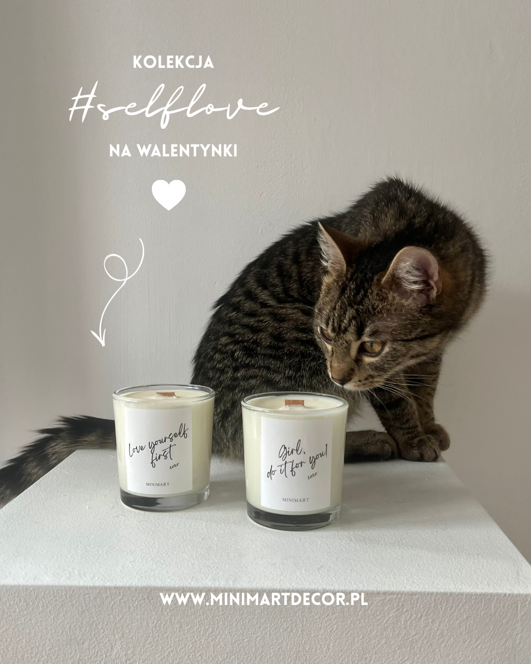 Świeca #selflove Cedarwood Vanilla